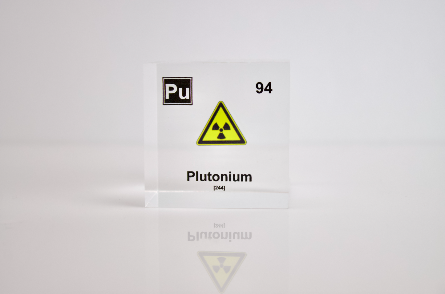 Plutonium Element Cube - 2" Acrylic Display - Atomic Number 94