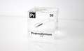 Praseodymium Element Cube - 2" Acrylic Display - Atomic Number 59