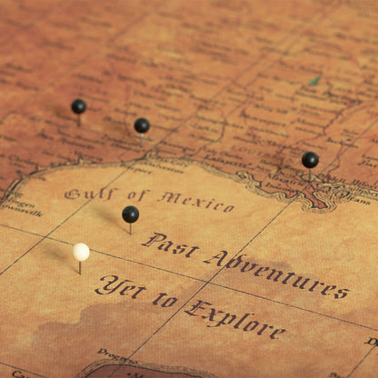 Push Pin National Parks Map: Golden Age (Pins Included)