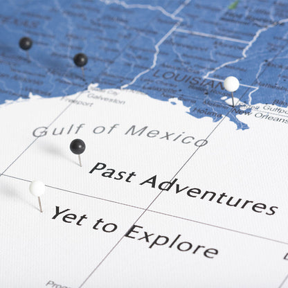 Push Pin National Parks Map: Navy (Pins Included)