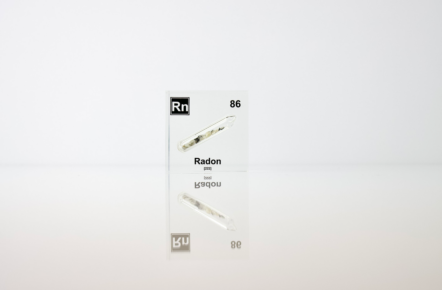 Radon Element Cube - 2" Acrylic Display - Atomic Number 86