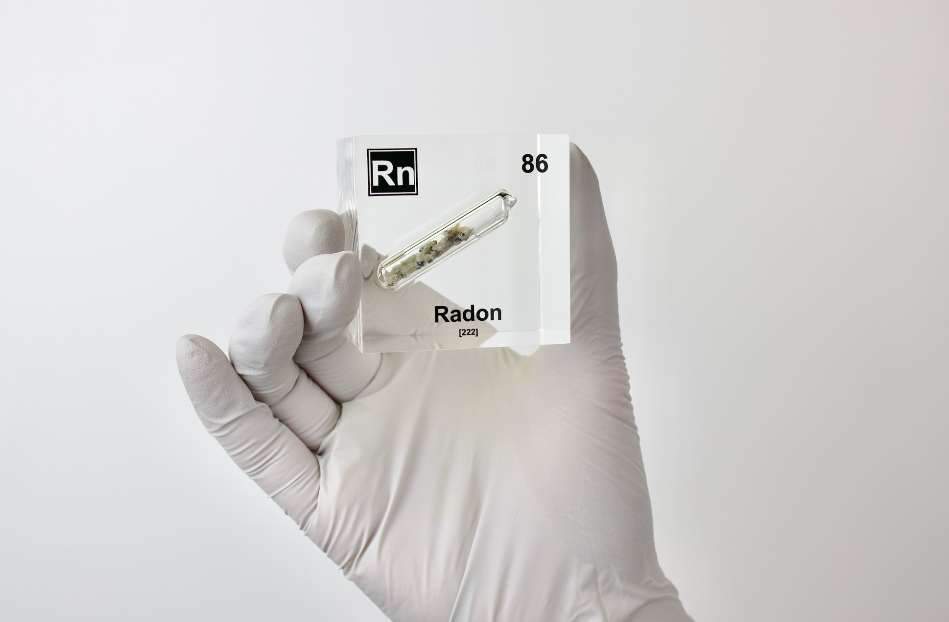 Radon Element Cube - 2" Acrylic Display - Atomic Number 86