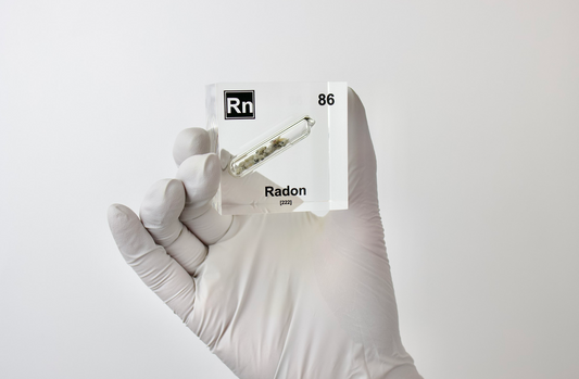Radon Element Cube - 2" Acrylic Display - Atomic Number 86