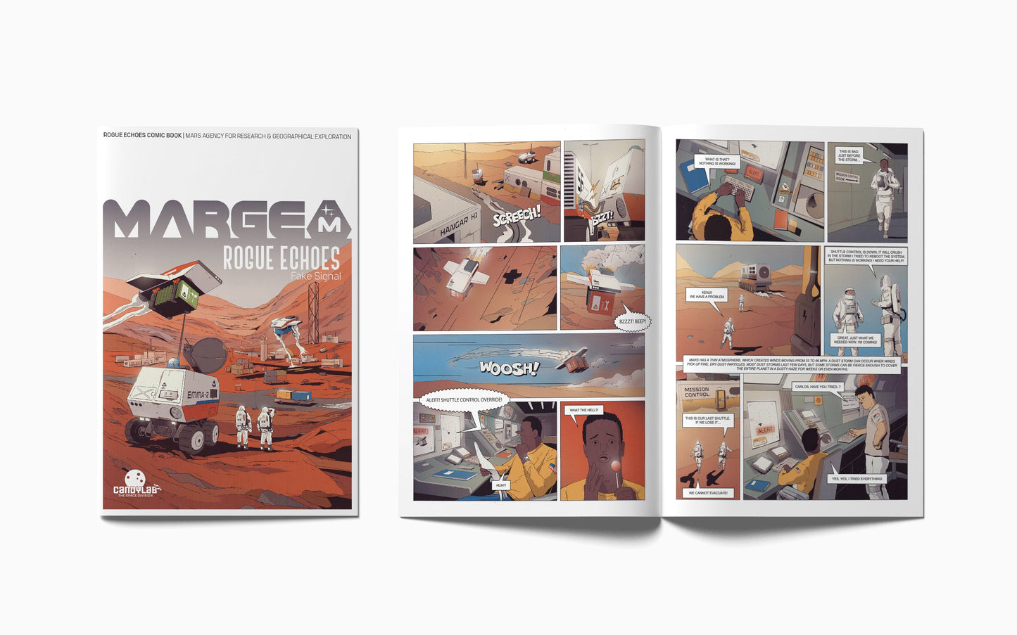 M.A.R.G.E. Wooden Mars Vehicles: ROGUE ECHOES SET