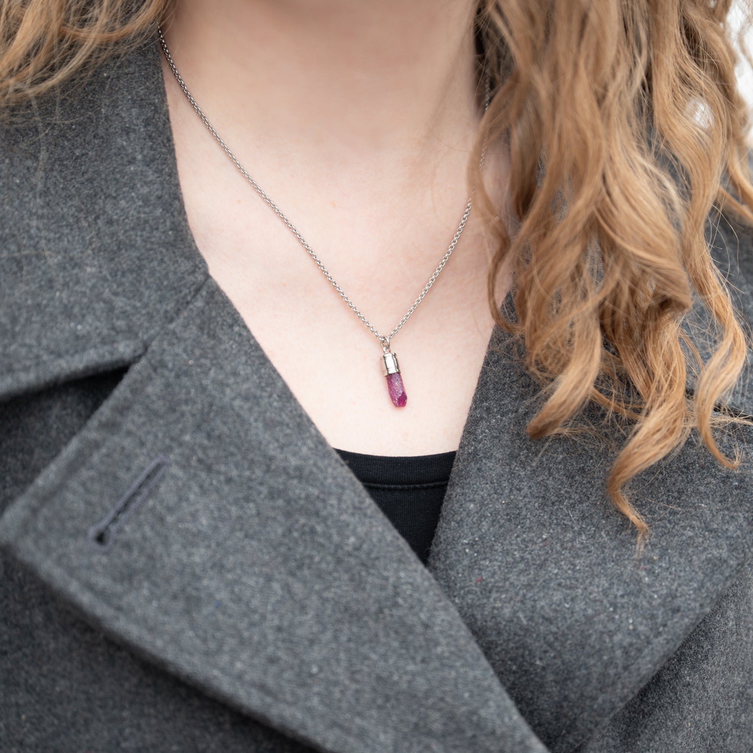 Rough Ruby Pendant