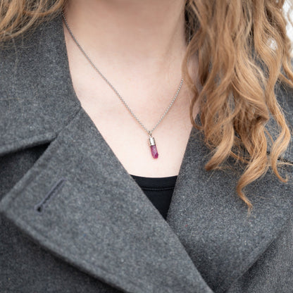 Rough Ruby Pendant