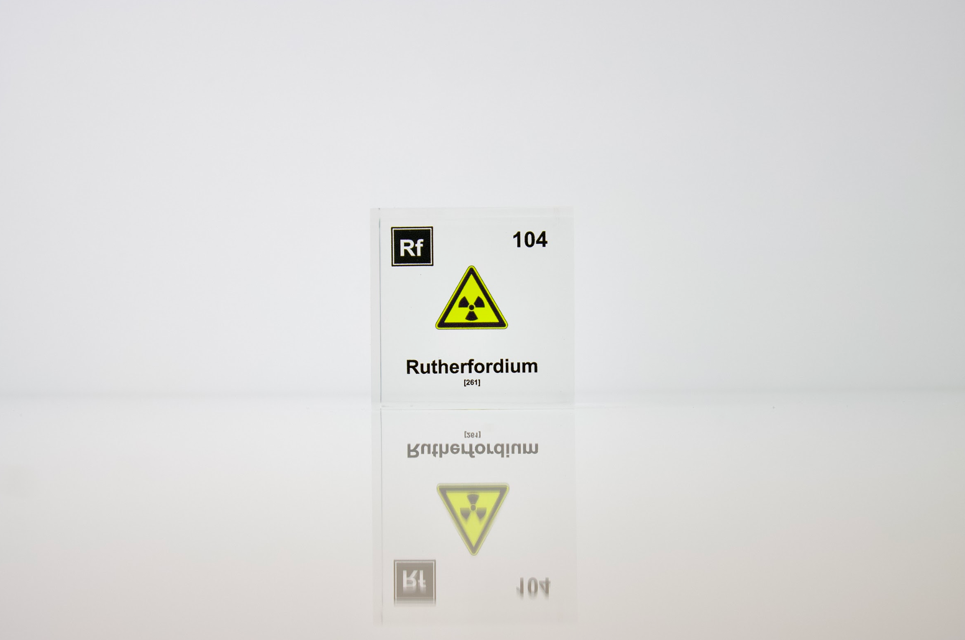 Rutherfordium Element Cube - 2" Acrylic Display - Atomic Number 104