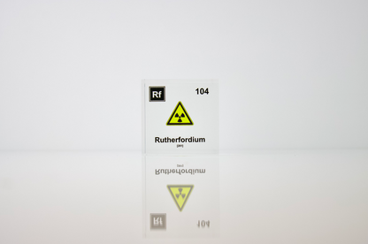 Rutherfordium Element Cube - 2" Acrylic Display - Atomic Number 104