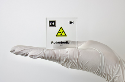 Rutherfordium Element Cube - 2" Acrylic Display - Atomic Number 104