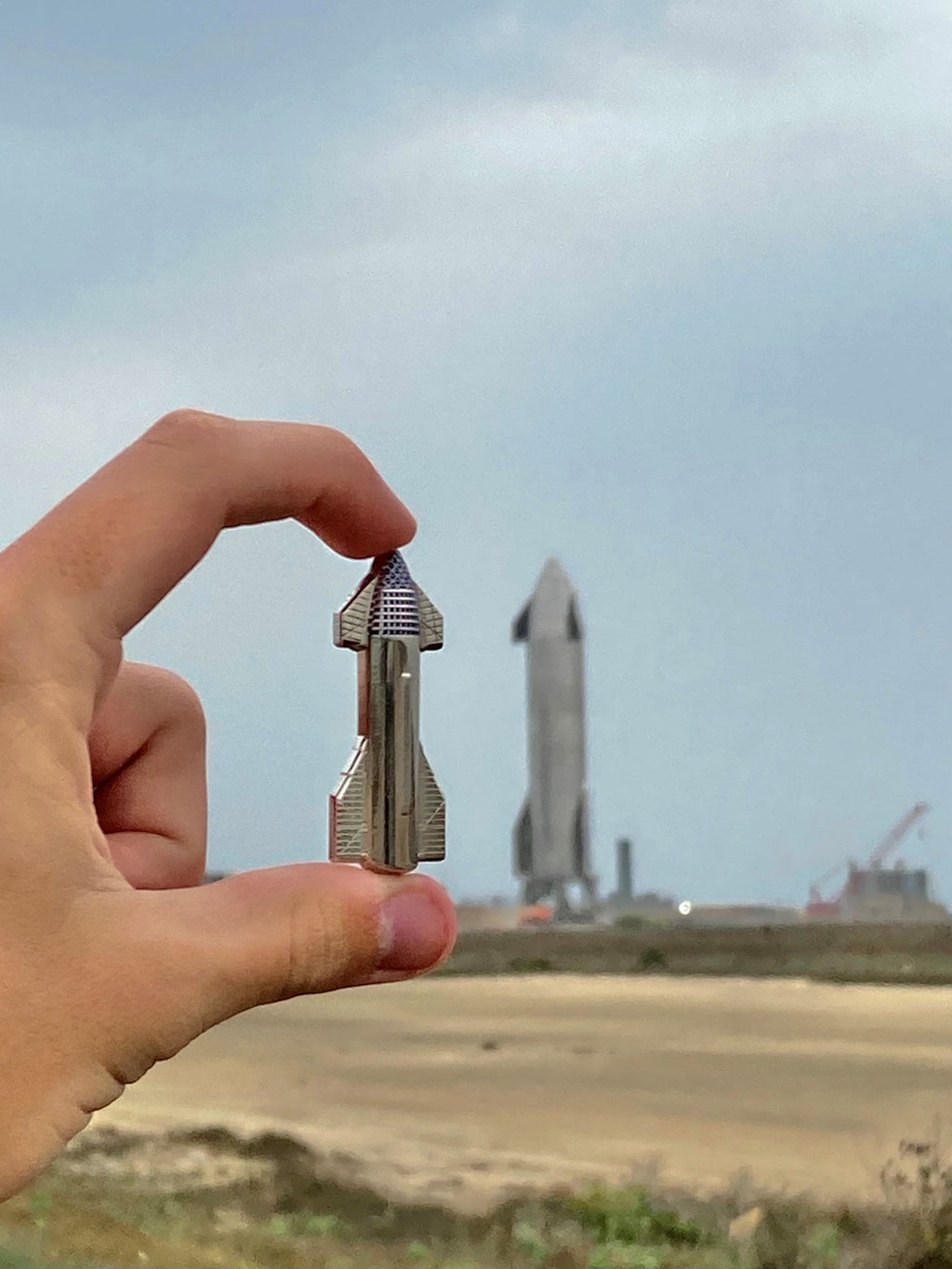 SpaceX Starship 3D Metal Pin—Fast Shipping