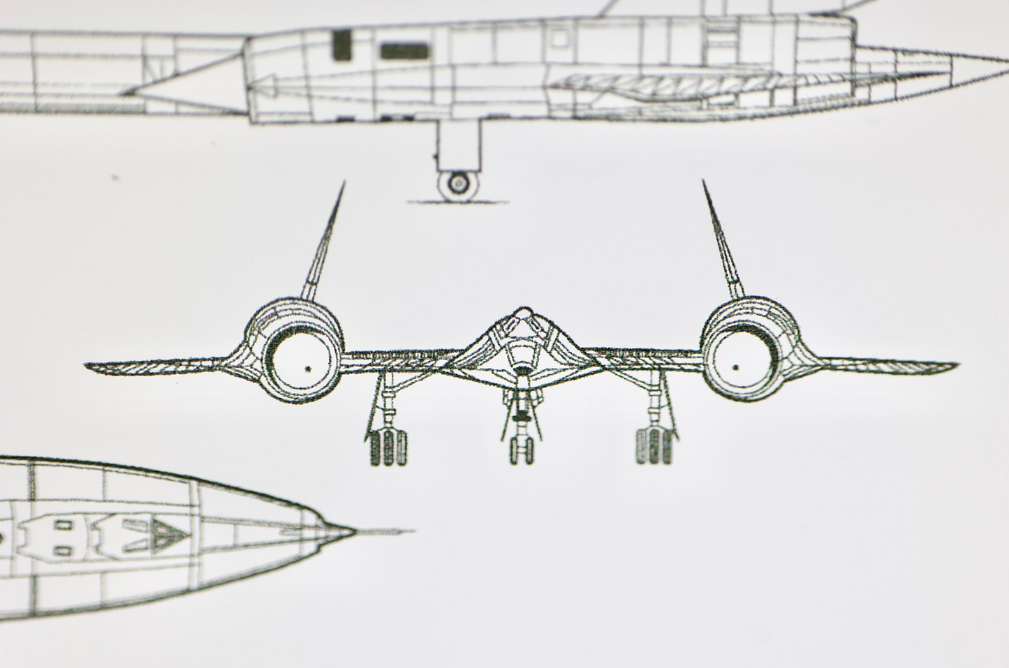 SR-71 Blackbird Titanium (Jet Blueprint)