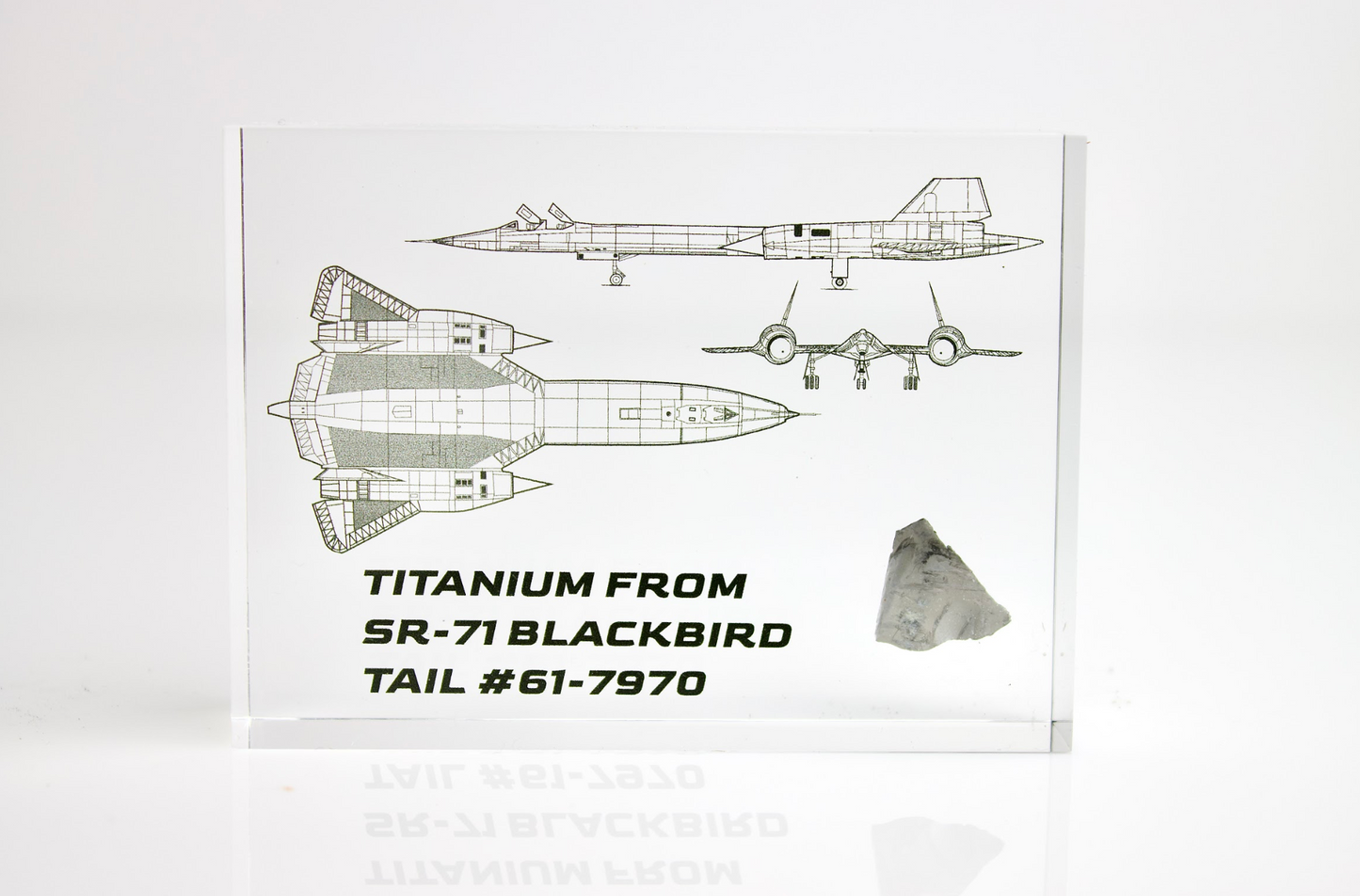 SR-71 Blackbird Titanium (Jet Blueprint)