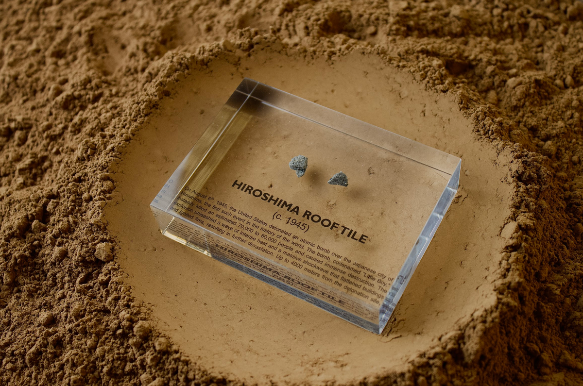 Hiroshima Tile Artifact Display