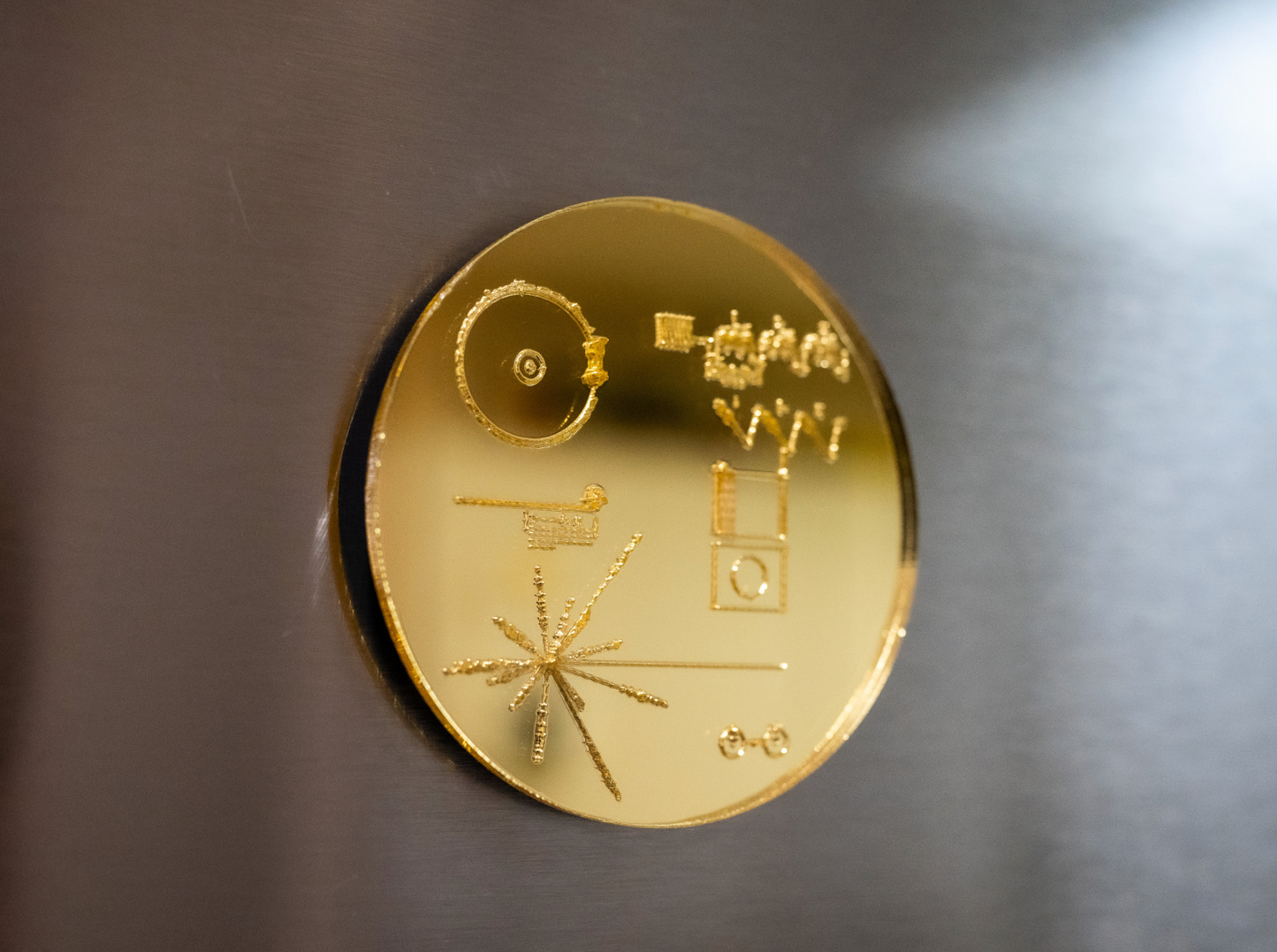 Voyager Golden Record Mirror Magnet