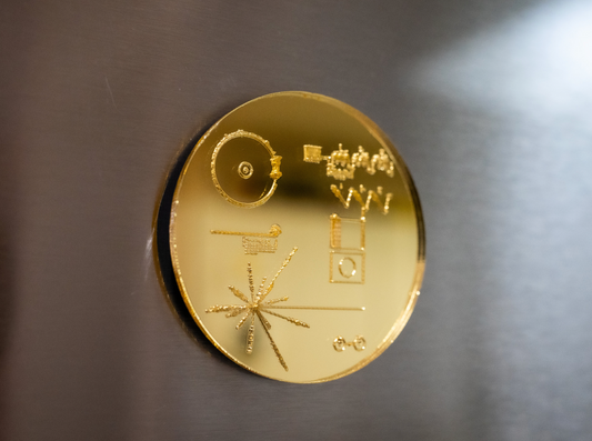 Voyager Golden Record Mirror Magnet