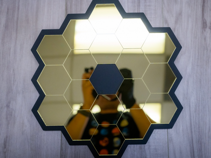 James Webb Space Telescope Mirror Replica Wall Art
