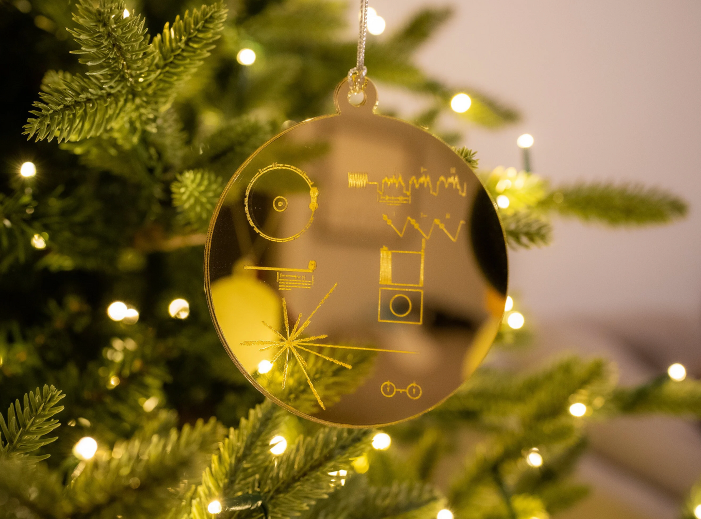 Voyager Golden Record Holiday Ornament