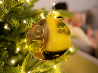 Voyager Golden Record Holiday Ornament