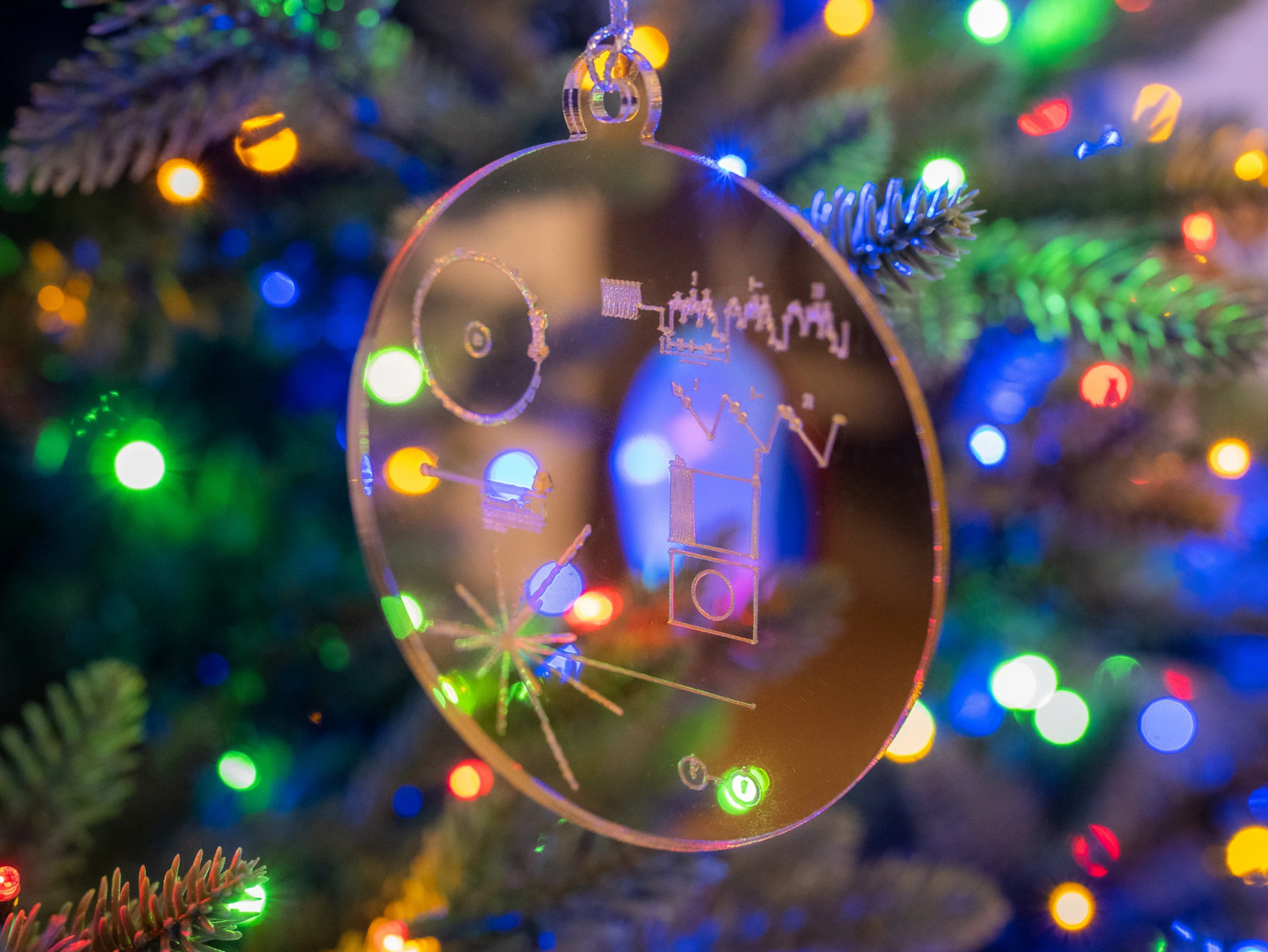 Voyager Golden Record Holiday Ornament