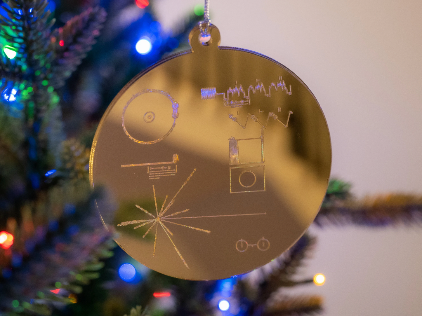 Voyager Golden Record Holiday Ornament