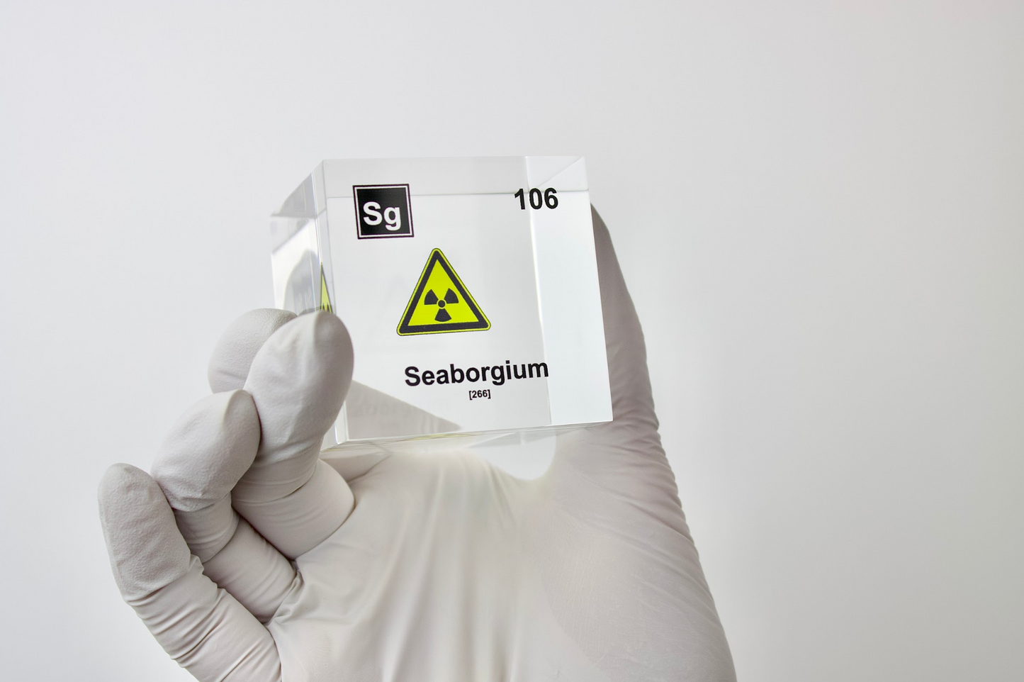 Seaborgium Element Cube - 2" Acrylic Display - Atomic Number 106