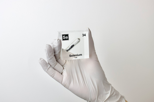 Selenium Element Cube - 2" Acrylic Display - Atomic Number 34