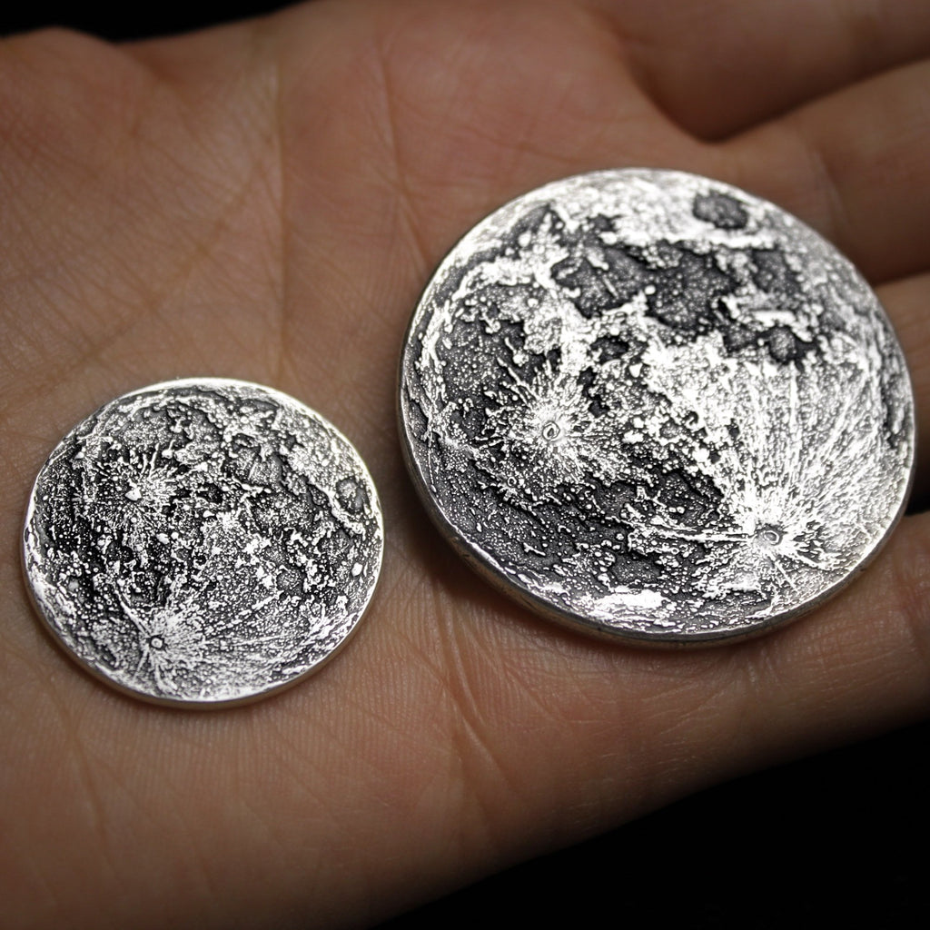 Silver Supermoon 1 oz Coin - Large 1.5 in / 38 mm