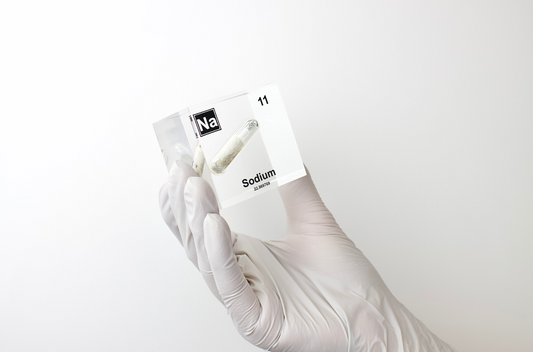 Sodium Element Cube - 2" Acrylic Display - Atomic Number 11