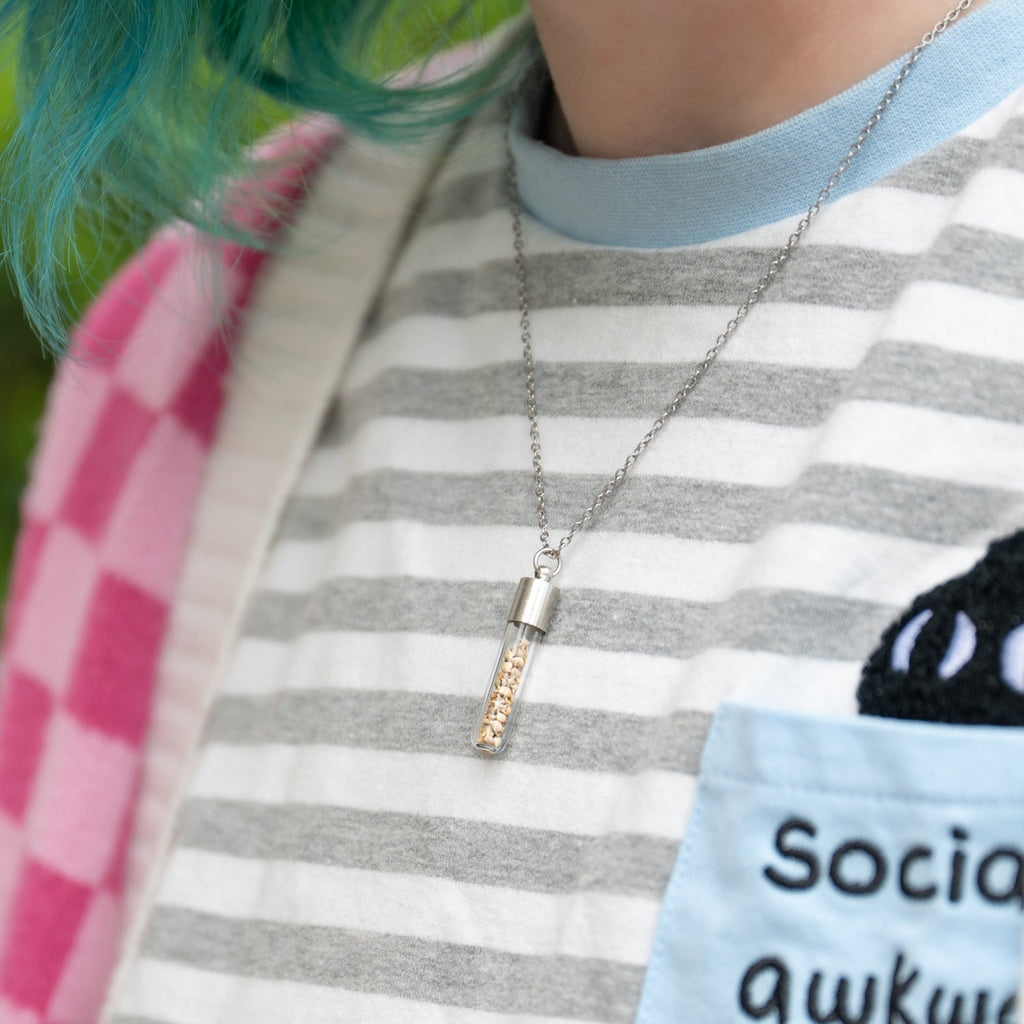 Japanese Star Sand Vial Necklace