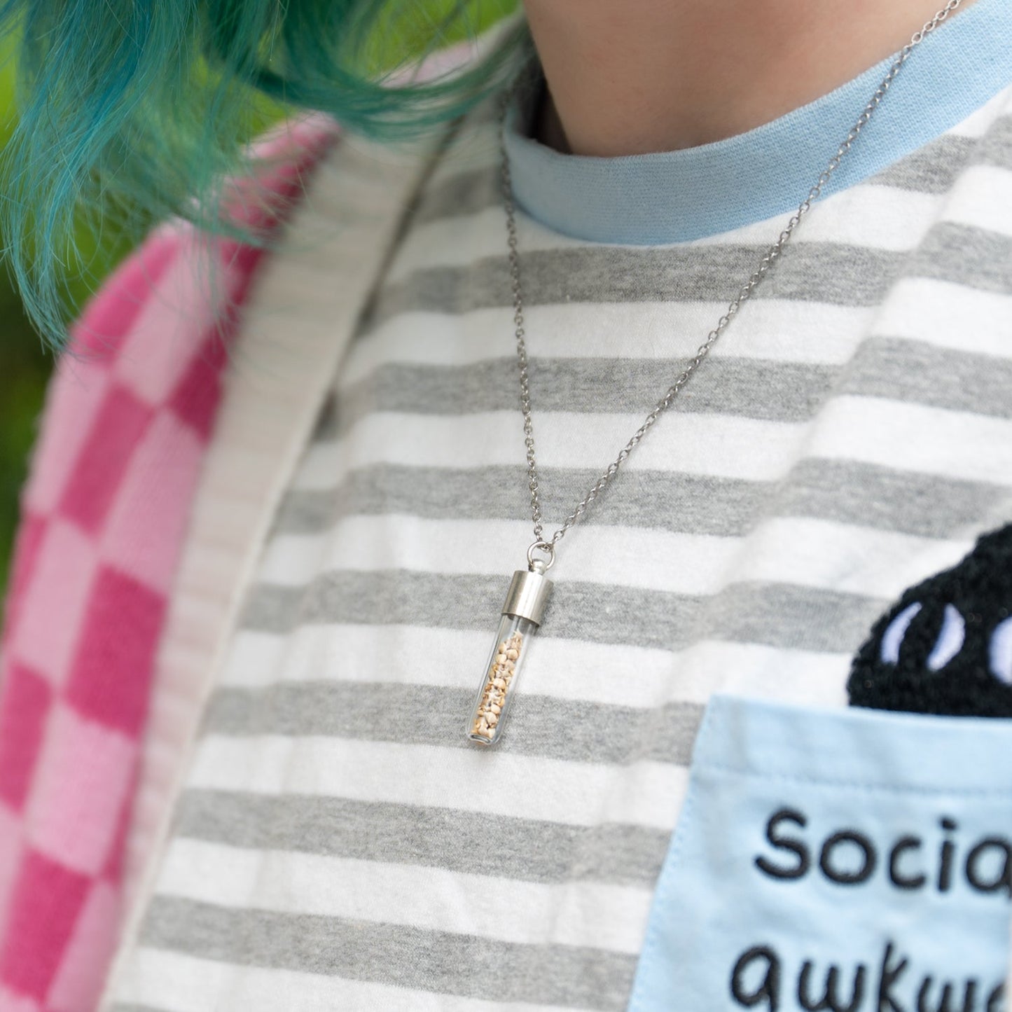 Japanese Star Sand Vial Necklace