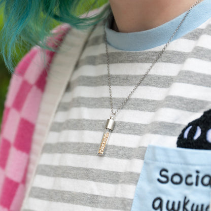 Japanese Star Sand Vial Necklace