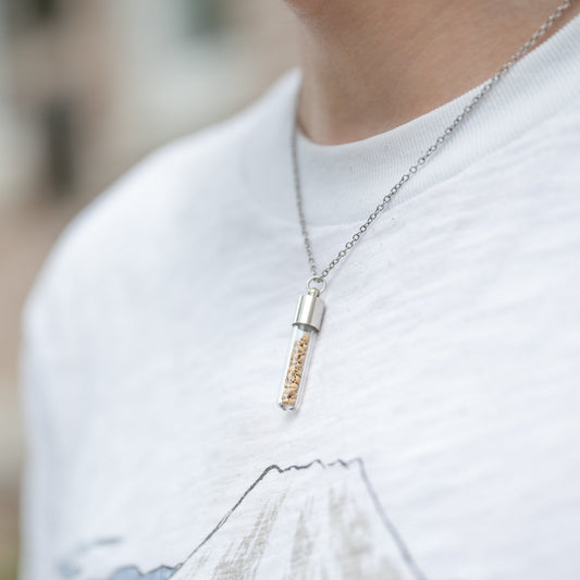 Japanese Star Sand Vial Necklace