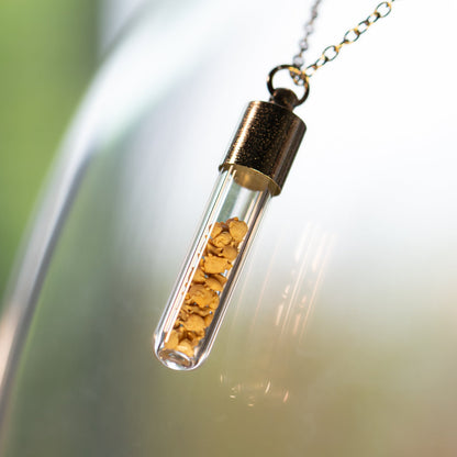 Japanese Star Sand Vial Necklace
