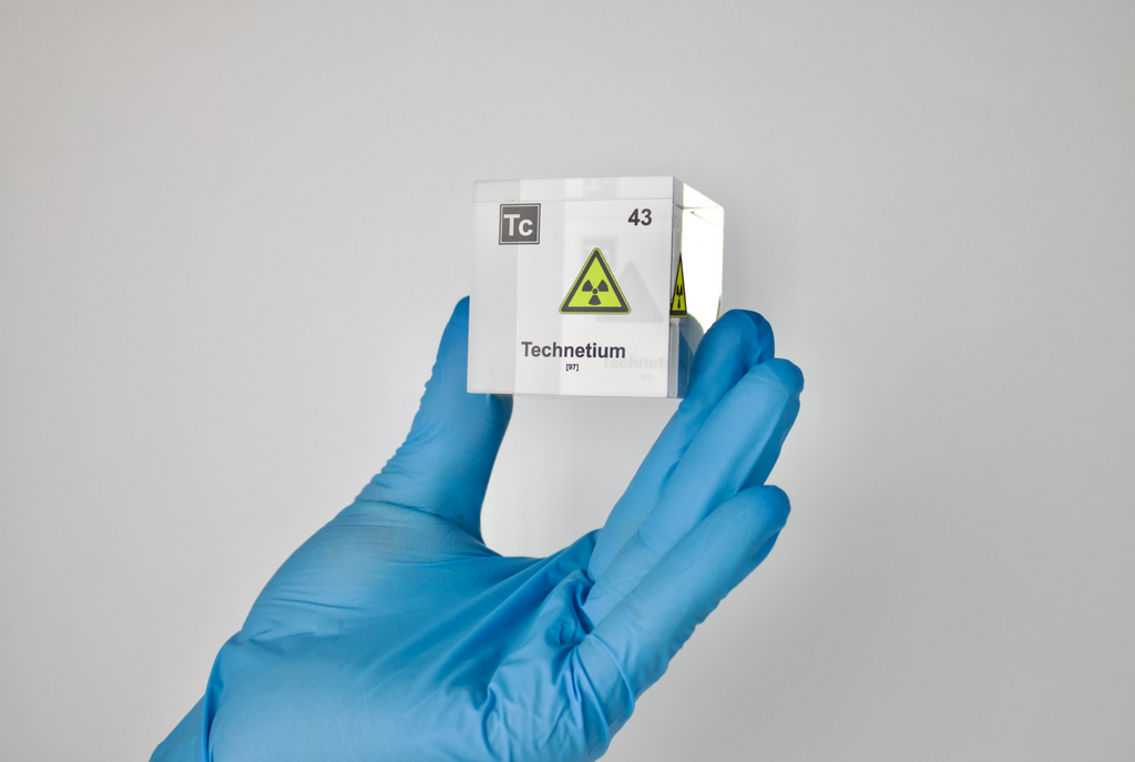 Technetium Element Cube - 2" Acrylic Display - Atomic Number 43