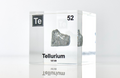 Tellurium Element Cube - 2" Acrylic Display - Atomic Number 52