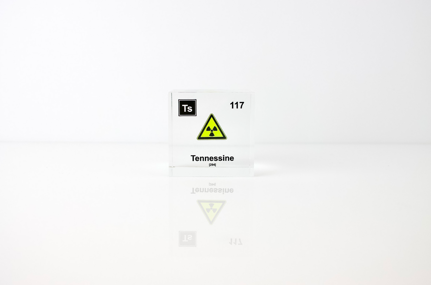 Tennessine Element Cube - 2" Acrylic Display - Atomic Number 117