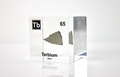 Terbium Element Cube - 2" Acrylic Display - Atomic Number 65