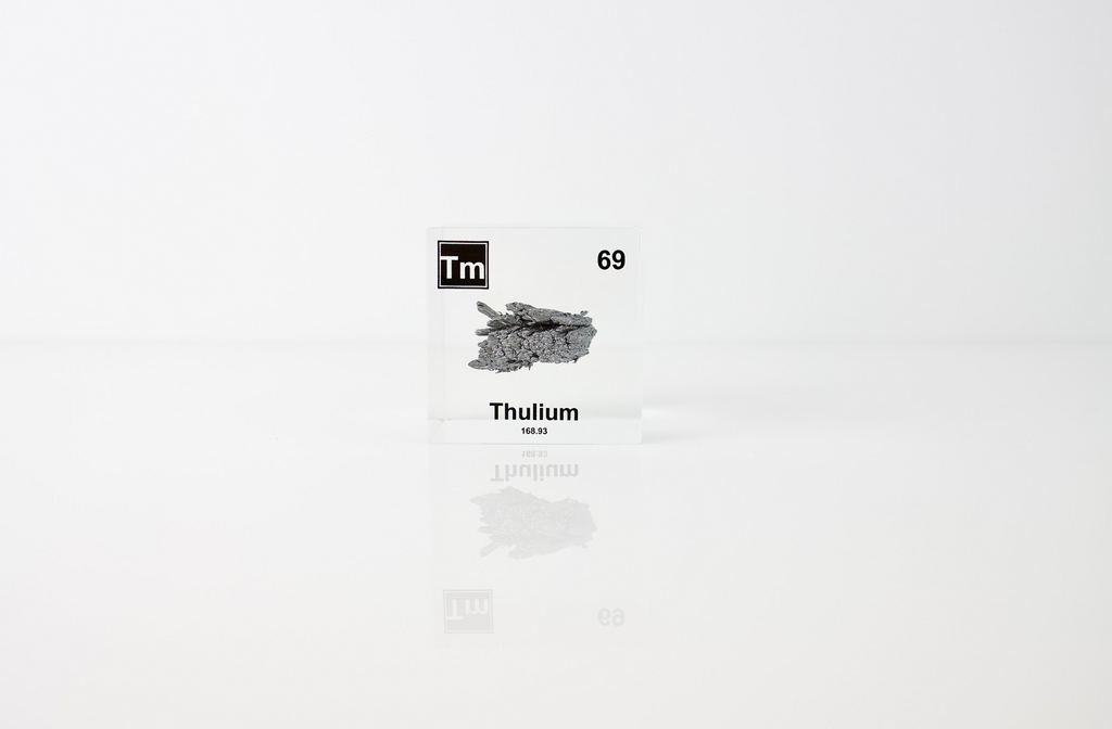 Thulium Element Cube - 2" Acrylic Display - Atomic Number 69