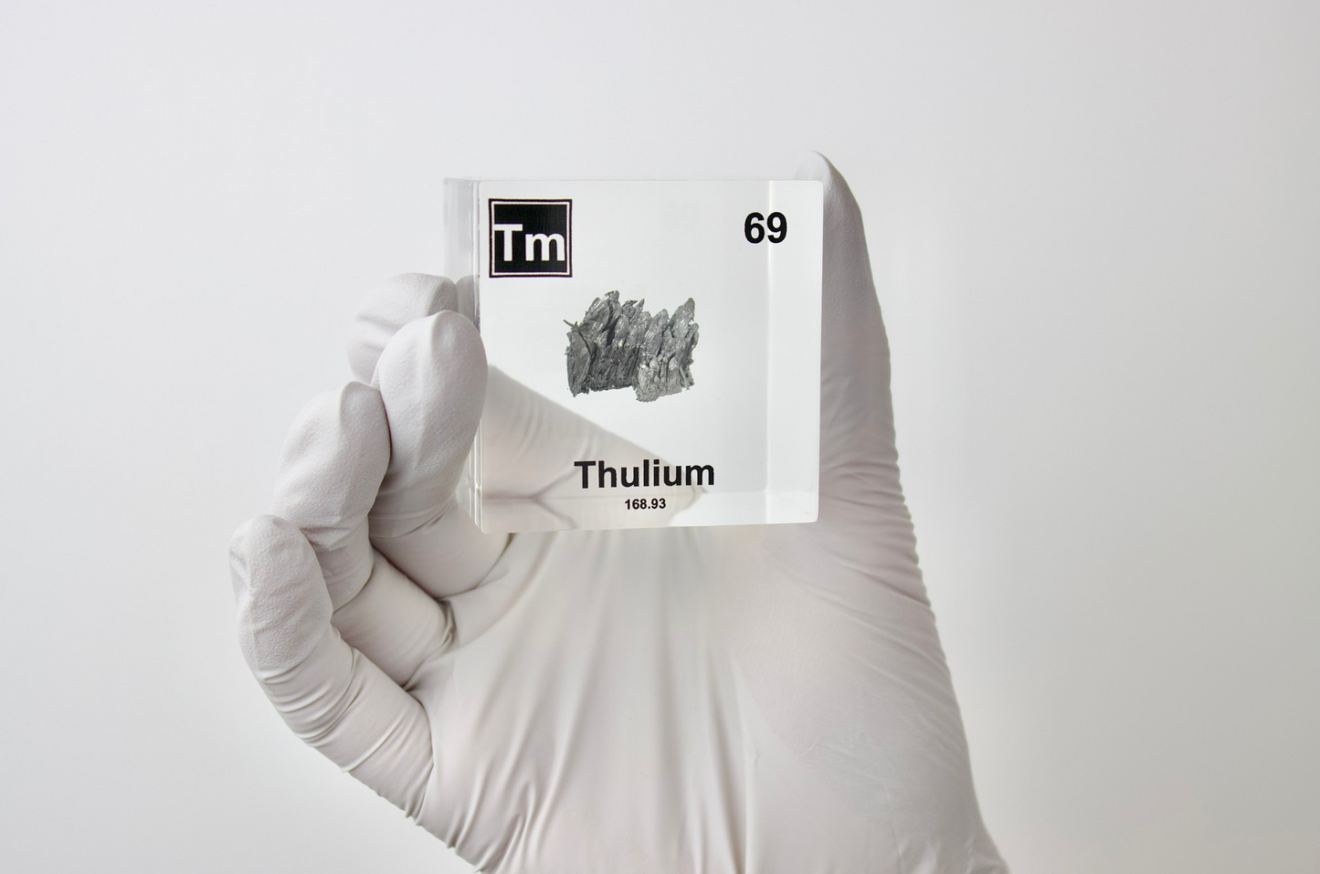 Thulium Element Cube - 2" Acrylic Display - Atomic Number 69