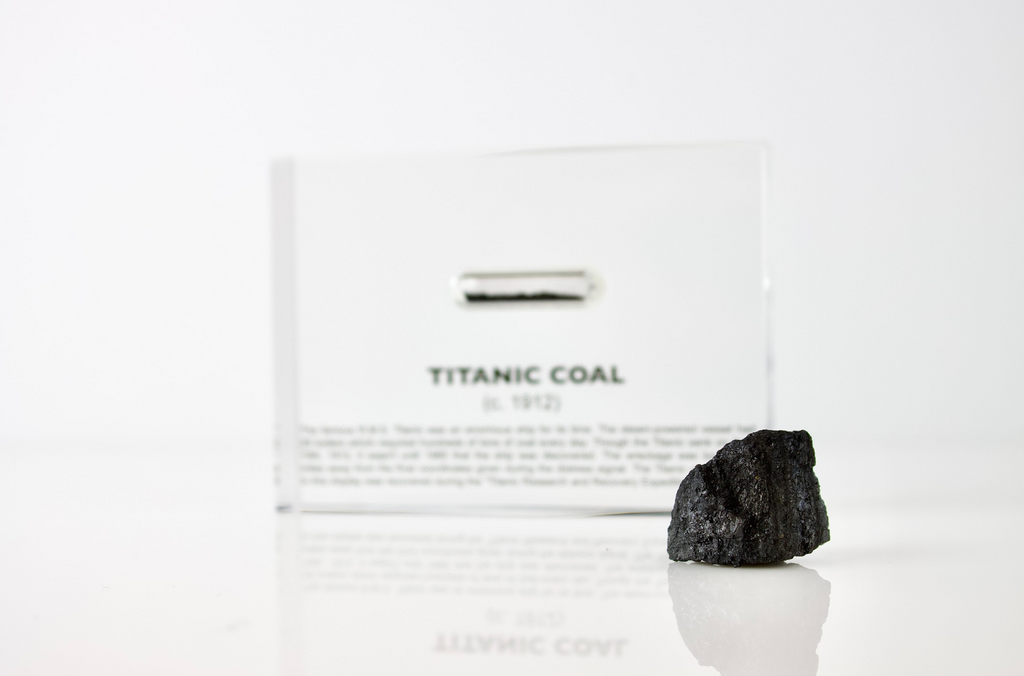 Titanic Coal Artifact Display