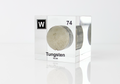Tungsten Element Cube - 2" Acrylic Display - Atomic Number 74