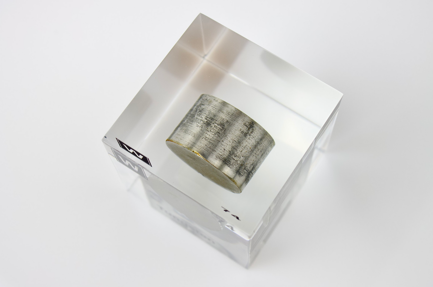 Tungsten Element Cube - 2" Acrylic Display - Atomic Number 74