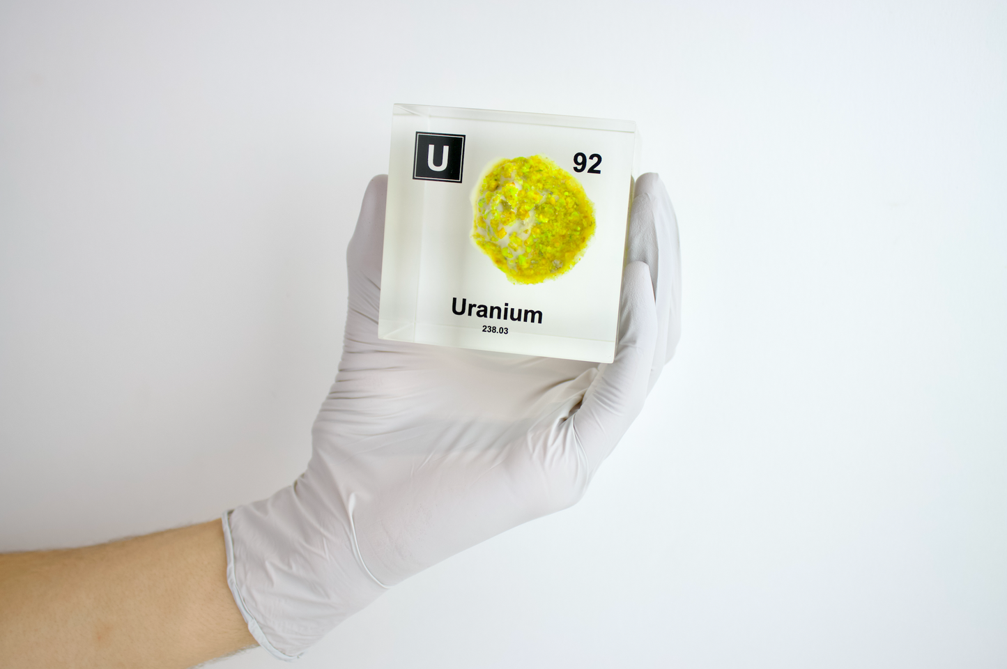 3 inch Uranium Cube