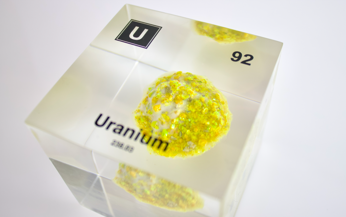 3 inch Uranium Cube