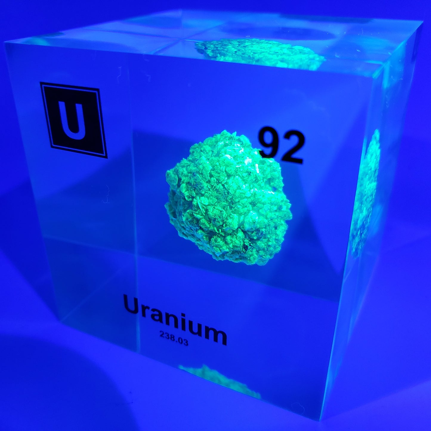 3 inch Uranium Cube