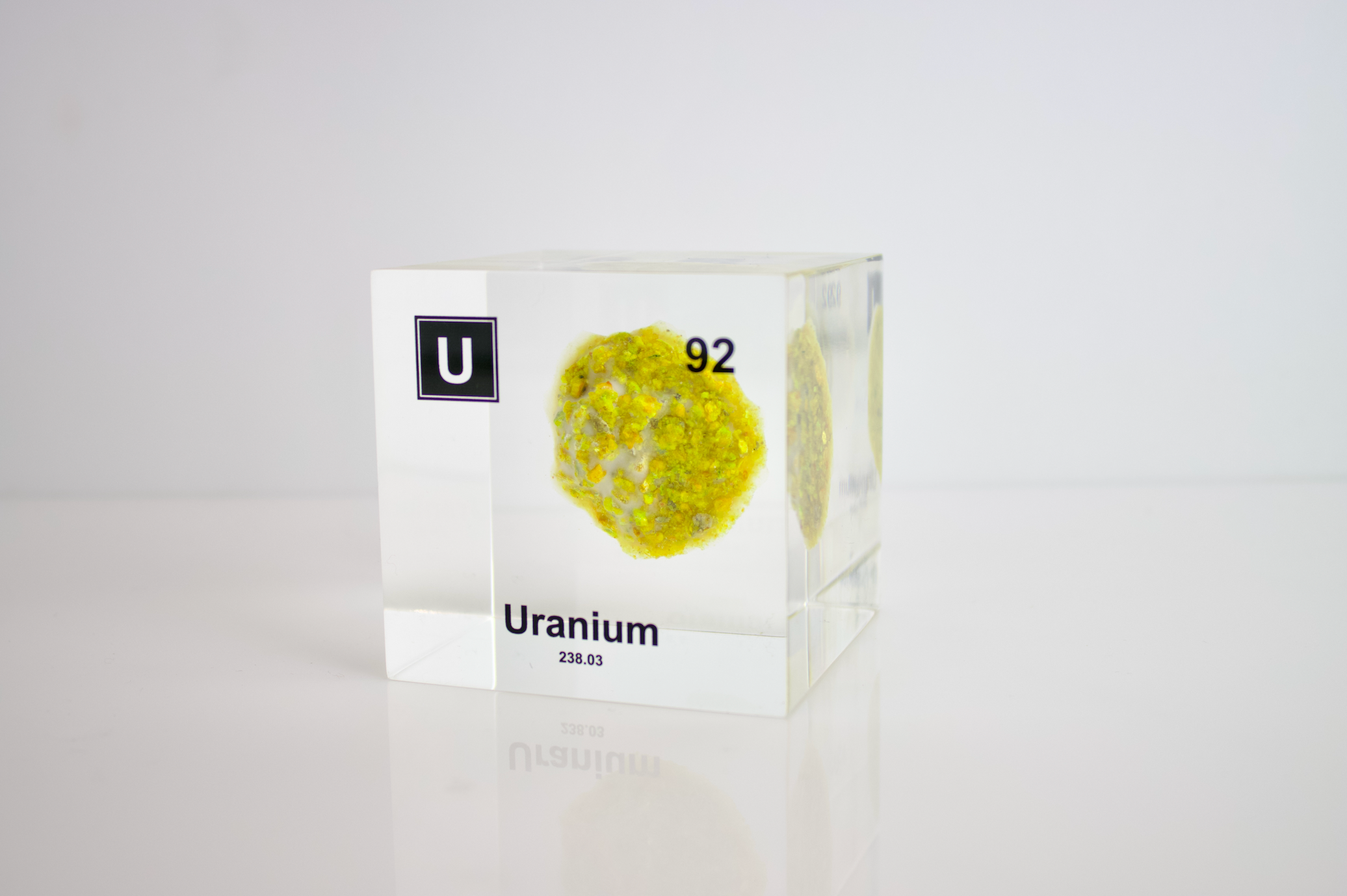 3 inch Uranium Cube