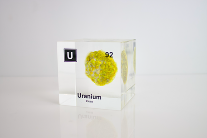 3 inch Uranium Cube
