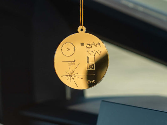 Voyager Golden Record Holiday Ornament
