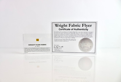 Wright Flyer Fabric Artifact Display
