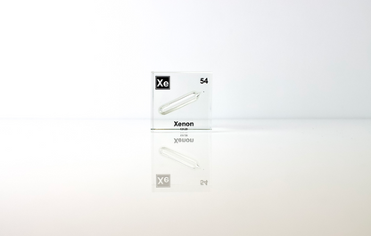 Xenon Element Cube - 2" Acrylic Display - Atomic Number 54